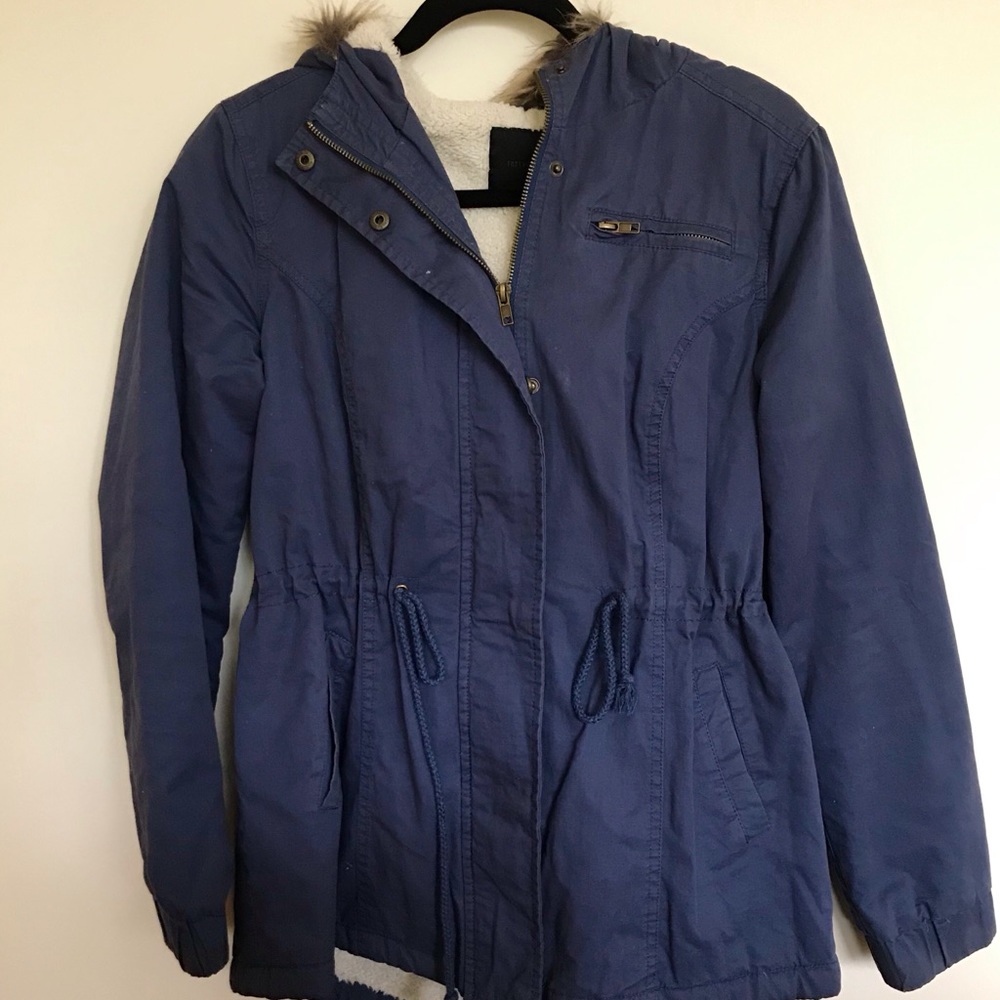 Blue Fleece-Lined Jacket